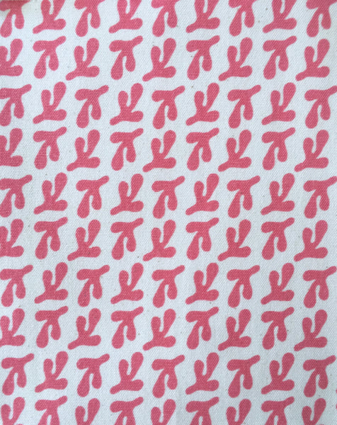 BIRD'S FEET TANGO on 10 oz. CANVAS SWATCH