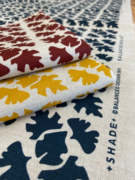 SHADE CHECK TEAL on NATURAL SWATCH