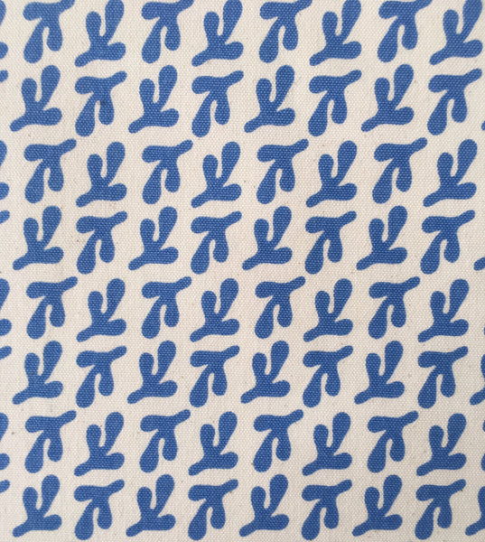 BIRD'S FEET CORNFLOWER on CANVAS yardage