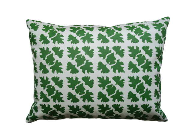 SHADE Leaves Leaf Green Canvas Pillow