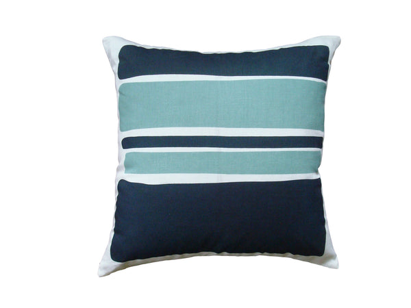 Color Block pillow teal LCB4