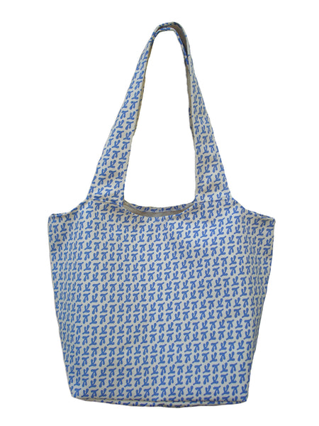 Birds' Feet tote cornflower