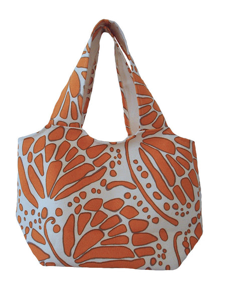 Wings tote tangerine